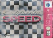 Scan of front side of box of California Speed