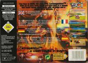 Scan of back side of box of Carmageddon 64