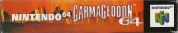 Scan of upper side of box of Carmageddon 64