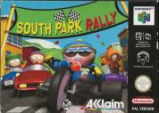 Scan of front side of box of South Park Rally