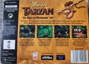 Scan of back side of box of Tarzan