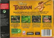 Scan of back side of box of Tarzan