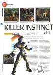 Scan du test de Killer Instinct Gold paru dans le magazine 64 Power 1997/04, page 1