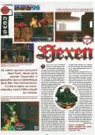 Scan de la preview de Hexen paru dans le magazine Joypad 060, page 7
