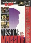 Scan de la preview de Mission : Impossible paru dans le magazine Joypad 065, page 5
